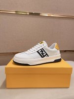 调工厂p价 男装男鞋 运动原单 Fendi 芬迪 男士最新款休闲鞋！专柜同步上市！原版一比一复刻。全进口官网一比一牛皮面料。内里采用头层顶级羊皮，原版原厂特供橡