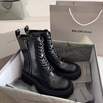 p直销 女鞋 女装 Balenciaga#巴黎世家新款大头得比鞋 Tractor大头德比鞋乐福鞋 原版中光的开边珠牛皮.内敛有型.搭配鞋盖上的品牌Logo家常.