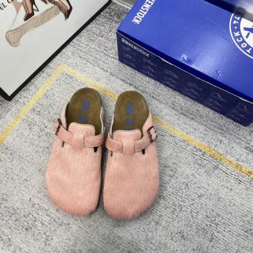 出厂价 2024早春新款Birkenstock勃肯拖鞋单鞋系列 ，鞋面原版高丝光羊京，垫脚内里纯牛皮，私模大底 Size：35-40