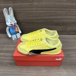 顶级版本puma Bella Ut 时尚百搭舒适薄底鞋 防滑耐磨 低帮 生活休闲鞋男女同款黄黑色。 货号: 402186-05 包装:全套得物配件加固飞机盒包装