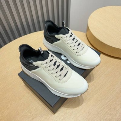 工厂P Boss 新款男仕运动鞋 知名运动品牌新款隆重上市 以奢华高端设计出货 鞋面原版定制滴胶透气布制作 羊皮垫脚 叠层设计鞋面线条感层次分明，轻质橡胶大底。