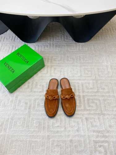 出厂460 Bottega Venet* 真皮 真皮结绳配饰 Astaire乐福拖鞋 当今流行的又一趋势 天花板啦 双色 色百搭精致平底 包裹面料 同色跟皮 用