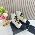 出厂 CHANEL 2024秋季马丁靴最新款 欧洲代购&香奶奶家新款时尚最新版面 散发持久魅力的小香马丁靴鞋～原版开发支持市场任意对比所谓线条流畅自然 做到恢复