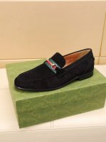 工厂p价 Gucci 古奇 里 爆款豆豆鞋顶端品牌奢侈 顶级 质量 最新時尚豆豆鞋 ..鞋面選用原版高丝光牛反毛制造. 全头层水染皮内里 原版个性时尚柔软橡膠耐