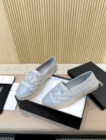 Chane* 24C春季新品 Espadrilles 渔夫鞋 小香经典版型！独家代购原版一比一品质！HK海港城原版购入全程直播，原版一比一开 呢子皮款 细节剖析