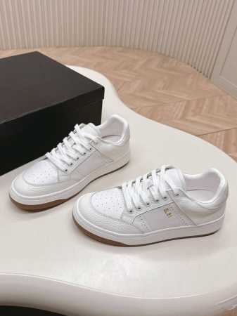 低帮牛皮面 YSL SAINT LAURENT 圣罗兰 SL61春夏最新爆款休闲系列 SL61运动低帮休闲鞋 圣罗兰 SL61 ，原版购入 一比一复刻 ，新鲜血 - 点击图像关闭