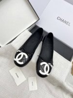 飞机盒10 代购级香奈儿Chanel早春新款玛丽珍鞋单鞋双C蝴蝶结芭蕾舞鞋 原版开模1:1倾力打造，小红书力推款，怎么搭配都好看，时髦精必备，香奈儿女士钟爱简约