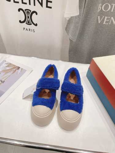 高版本出厂 Marni 玛丽珍大头娃娃鞋升级大底，玛尼原版一致套楦工艺，升级最新官方原版包装常规小白鞋看腻了，入手一双不一样洋气厚底大头鞋 4.5cm增高大底