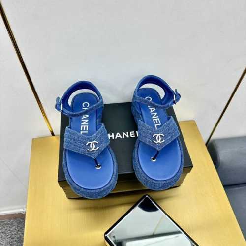 出厂价 Chanel 25S小香春夏新款火爆厚底休闲凉鞋 非常火爆 非常难买的一款鞋全网最火的厚底凉鞋 可想而知小香控不可错过的 颜值与舒适并存的 简约百搭厚底