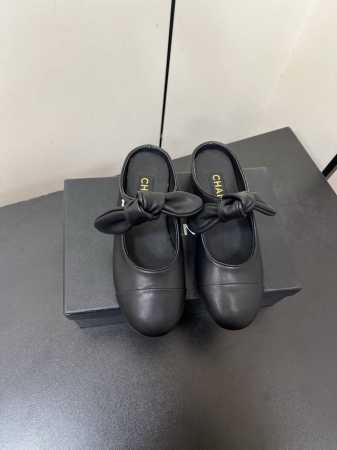 半拖 单鞋+10+Chanel 小香25A新品蝴蝶结平底单鞋半拖 原版1:1复刻 经典中的经典 无论搭配裤装还是裙装都是完美 小圆头的设计很好的修饰脚型 小仙女 - 点击图像关闭
