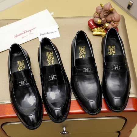 Ferragamo 菲拉格慕顶级男士商务皮鞋官网原版复制，鞋面采用进口官网1:1材料制作意大利进口牛皮进口牛皮内里。绝非一般的工艺制造，明星御用款！大厂工艺流程 - 点击图像关闭