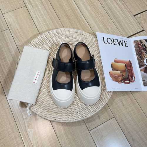 出厂：140 Marni 玛尼 厚底休闲鞋大头鞋玛丽珍鞋 厚底：5Cm 码数：35-40