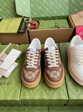 女 男 Gucci新款饼干鞋 顶级版版购入完美复刻！市场版本较多欢迎对比 情侣款 35-45 女34 40男38 45定做不退不换 原版开模IP发泡大底 超轻！ - 点击图像关闭