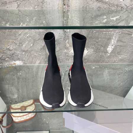 情侣款Balenciaga 袜子鞋顶级版本，重工打造！金属弹簧增高减震大底设计 超显脚长脚细 码数：35-45 - 点击图像关闭