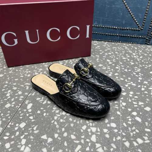 Gucci 古驰顶级品质①面料：牛皮 牛皮压字母 字母材料点钻②内里／垫脚:羊皮里③大底：原版意大利真皮底④码数：35-42 40.41.42定做不退换 包装：