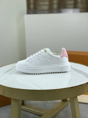 工厂p价p 顶级版本 Louis Vui Tton Ss25 New Arrival～情侣款 L家经典厚底运动鞋2025秋冬新版面 本款Time Out 运动鞋