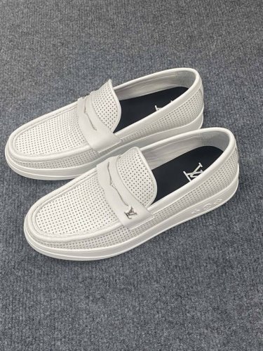 L家 顶级 Size:39-44 38.45.46.47定制 路易威登全高端精品牛皮内里2025Lv最新真皮商务鞋官网同步上市，意大利进口 头层牛皮一比一重金打