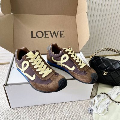 代购版 Loewe 罗意威Runner 2.0杨幂等明星同款芭蕾运动鞋 阿甘休闲鞋 正码:35-41