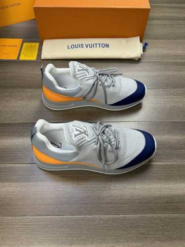 Louis Vuitton 路易威登 -高端品质 原单 -鞋面：进口品牌图腾飞织布匹、热切工艺、鞋舌;车缝品牌logo -内里：帆布内里 -大底：双色tpr 橡