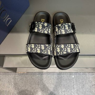 码数38-45 Dior迪奥 最新款H-Town 系列 Oblique 厚底 拖鞋 凉鞋 原版购入开发 做货 这款 Dior H-Town 凉鞋致敬运动风格经典