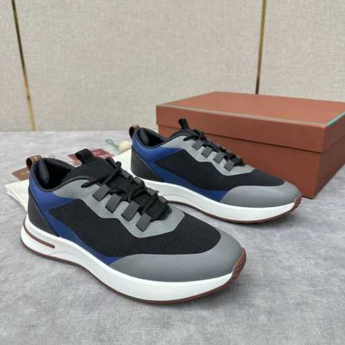 出厂价 实价 Lp 家新品 Loro Pian* 诺悠*翩雅 Week End Walk 男士网面牛皮拼接休闲运动鞋 官方售价 Rmb 27,400 这款休闲鞋