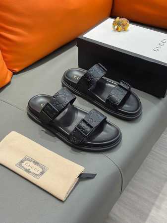 商品名称：Gucci 古驰 正规码数 38-44 拖鞋 商品材料：精选进口原版面料，原厂特供原版底。 - 点击图像关闭