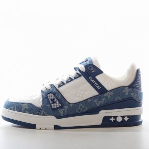 橙子出厂价p louis Vuitton 路易威登 Lv Trainer 情侣款运动鞋板鞋 休闲复古篮球鞋 从复古篮球鞋汲取灵感 打造备受青睐的 Lv Trai