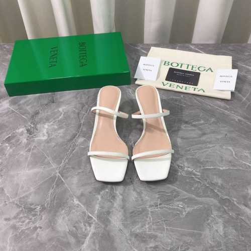 工厂p价p 顶级高端版本 代购品质 原版开发 Bottega Veneta Ss新品爆款夏季方头中跟凉鞋Knot穆勒凉拖女鞋 Bv新款纯跟钢鎏金绳结中跟抢手大爆