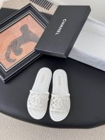 Chanel 25K春夏新品编织拖鞋 鞋面编织面，内里羊皮，真皮大底。 Size:35-39 40定