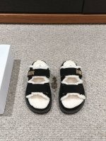 顶级品质 dior fw24 new arrival～ CD家2024秋冬决绝子毛拖鞋 原版黑色36 1，拆卸拷贝 简约随性时髦～舒适保暖，绝绝子单品！ 顶级精