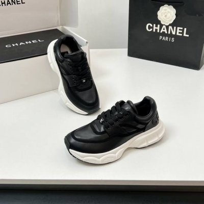 最新款 顶级品质！海外版！香奈儿 CHANEL 25sshuo阔型老爹鞋系列运动鞋 各大博主社交日推款认准我家细节实拍这季新款简直闭眼入，上脚狂好看，率性的休闲