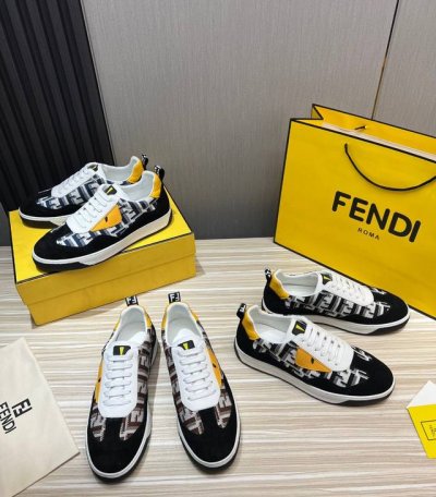 pp Fendi 芬迪 F家火爆小单品男鞋男鞋高端品牌最新力作 鞋面采用头层牛皮Fd专用材料羊皮里制作让行走更加便捷舒适 惊世之作 与官方的质量相比美的1 1复