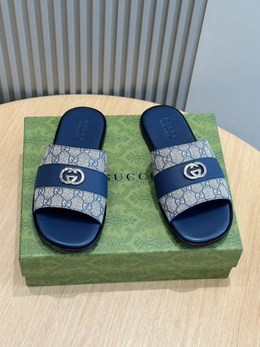 工厂p价 gucci Lido古奇.男士互扣式双G拖鞋 设计灵感源自意大利海岸的夏日风情和海滩俱乐部 经典造型经Gucci美学视角焕新演绎 这款男士凉拖选用舒适