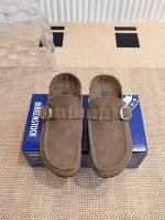 情侣款Birkenstock 勃肯 包头半拖鞋人体工程学设计 软木乳胶鞋床 轻便舒适 脚感满分 脚蹬上就能走 穿脱超方便 码数 35-100
