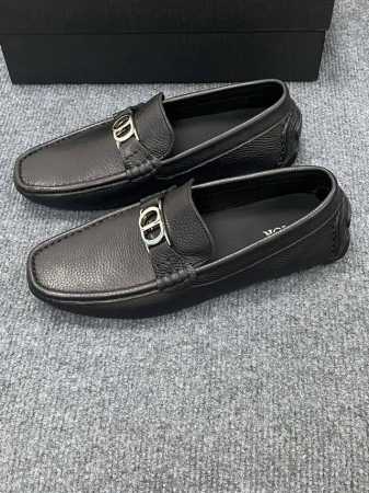 厂价 全球购 英国专柜新款 Dior 迪奥 男士时尚loafer乐福鞋 一脚蹬专柜原版开发。全套包装38一46 - 点击图像关闭