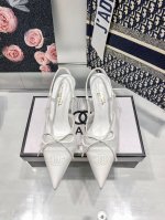 橙子出厂价p chanel 香奈儿经典款 蝴蝶结网纱尖头高跟凉鞋 高跟鞋 跟高 6Cm 码数 34-42