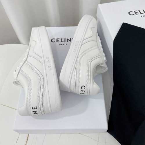 Celine赛琳~~全新升级版情侣款小白鞋系列；低帮 中帮 高帮运动鞋，魔术贴板鞋，休闲鞋 充满街头感的一双鞋子，拼色设计非常赞，这款鞋有它自己独特的设计，皮革