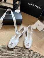 chanel Vintage中古编织凉鞋 鞋面:牛皮 内里:羊皮 大底：真皮大底 码数:35-40 40定不退换