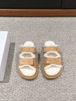 顶级品质 dior fw24 new arrival～ CD家2024秋冬决绝子毛拖鞋 原版黑色36 1，拆卸拷贝 简约随性时髦～舒适保暖，绝绝子单品！ 顶级精
