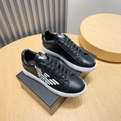 工厂p Armani 阿玛尼新款时尚男鞋精心打造国际品牌 此款休闲鞋集优质面料与精湛工艺于一身，鞋面选用头层牛皮制成！羊皮内里垫脚。上脚效果帅气有型，轻质橡胶大