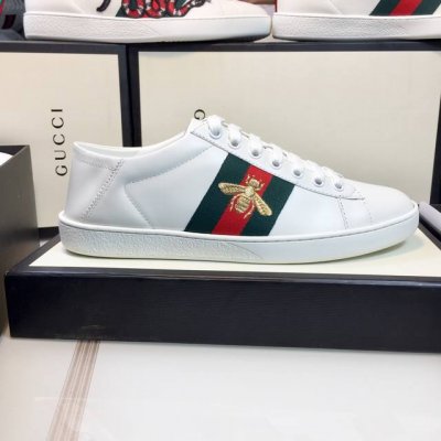橙子出厂价p gucci 古驰 经典爆款 小蜜蜂小白鞋 百搭休闲鞋板鞋 情侣款 码数 34-45