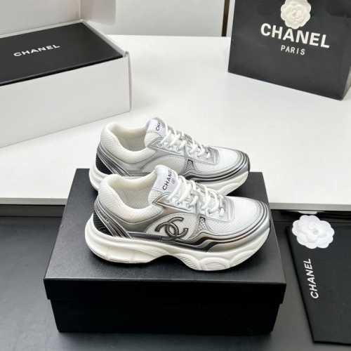 最新款 顶级品质！海外版！香奈儿 CHANEL 25sshuo阔型老爹鞋系列运动鞋 各大博主社交日推款认准我家细节实拍这季新款简直闭眼入，上脚狂好看，率性的休闲