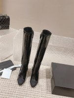 CHANEL 23大爆款！ 专柜 正品级 版本！！ 全网专柜最爆日推款，专柜各大博主缪斯女神首入款，上脚完美线条演绎，黑色真丝绒与柔软小羊皮的碰触将焦点集于一身
