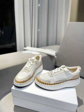 2054春夏chloe 克洛伊Nama sneaker彩虹系列运动鞋、容祖儿和孙怡宋茜明星同款、原材料是可再生物料制作、全手工缝马克线、肉眼可见皆是手工制造、环 - 点击图像关闭