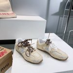 高品质出厂单鞋 ！顶级品质情侣款！ 新色！ Miumiu 530 2025春夏新款联名款Nb复古网面运动鞋休闲鞋！ Miu Miu 缪缪大秀上爆出的这双与New