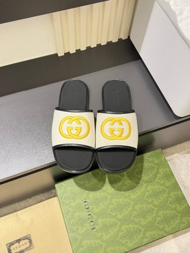 G家 Size:38-45 Gucc* 古奇 原单品质 2025Gucc* 古.奇 夏季新款 双G 老花 夹脚 一字拖 交叉凉鞋 厚底 拖鞋 沙滩鞋 原版购入开
