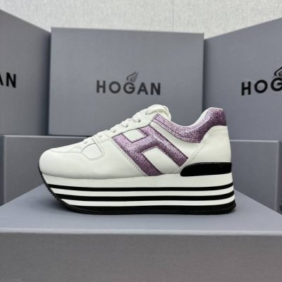 hogan 度假系列新款顶级版现货发售 松糕厚底顶级版 都市新潮休闲风 各明星 博主推荐 时尚百搭风格百变！原版楦型 原版大底一比一为你打造 值得推荐！ 鞋面采