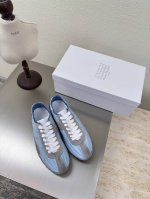 男女款 复古做旧 新德讯 Mm6 Maison Margiela 男10 高丝光牛反绒皮原版布料水染牛皮 大热时尚风格 蓝旧 Mm6 Maison Margie