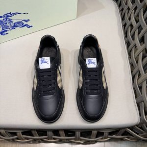 burberry 顶级 Size:38-44 45.46定做 Burberry巴宝莉官网同步男士经典低帮运动鞋｜采用原版头层牛皮制作｜装饰焕新的品牌徽标｜头层牛
