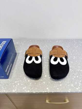 birkenstock 博肯 25Ss早春新款 勃肯 拖鞋 这两个品牌刚出联名我就心动了 代购找很久才买到货，真的一鞋难求，真的超级好看，姐妹们给我冲 面料：原 - 点击图像关闭